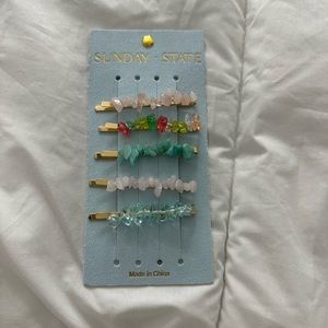 Gem Hair Pins